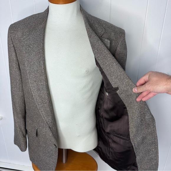 Hardy Amies Silk Wool Blend Blazer Sport Coat - Picture 10 of 12